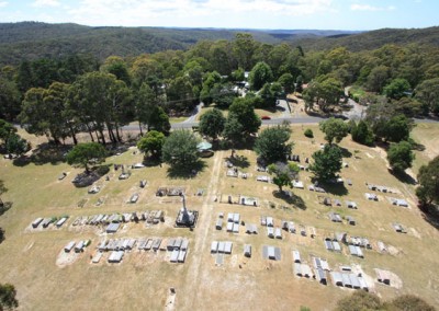 Blackwood Cemetery from a great height